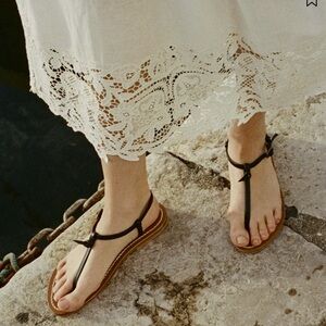 Doen & K. Jacques Cote Sandal Noir 39